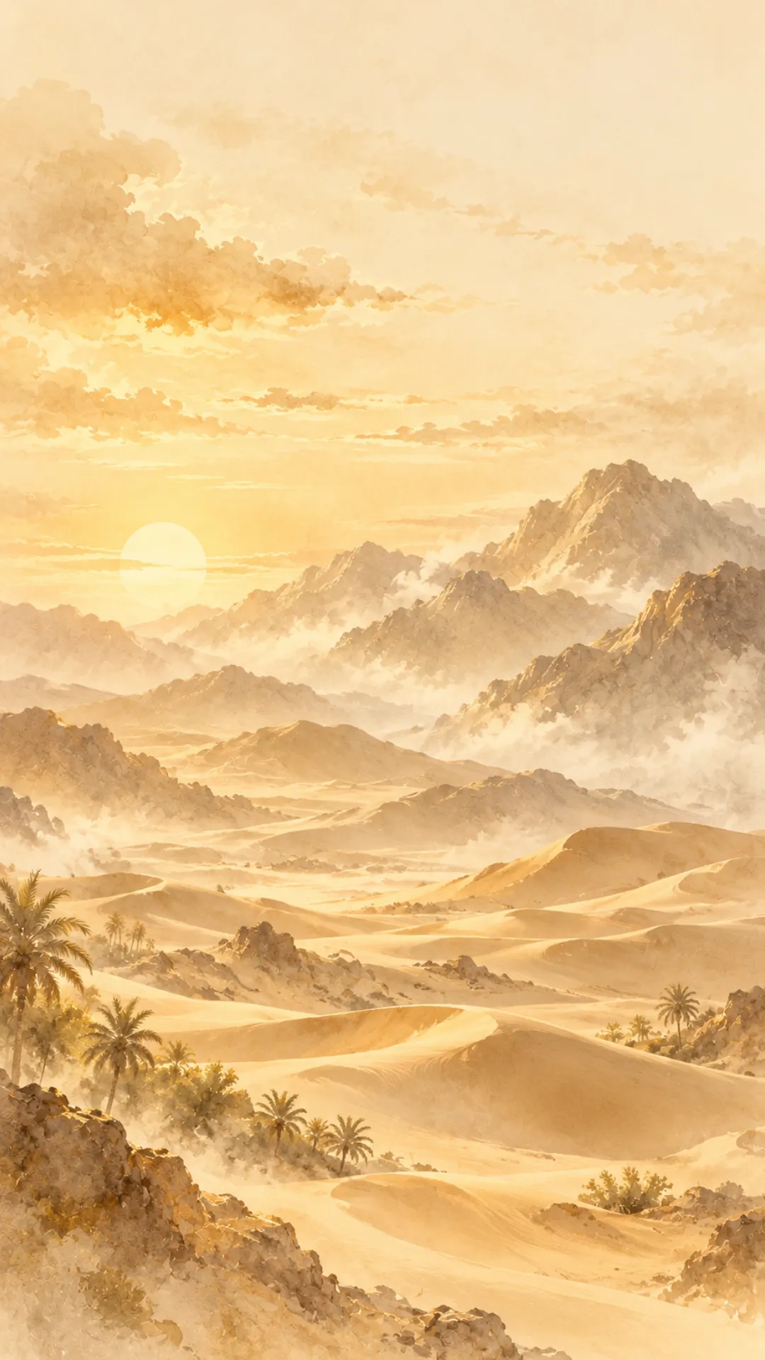 Background Gunung